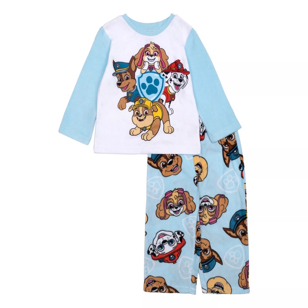 Paw Patrol Blue and White Pajama Set for Kids